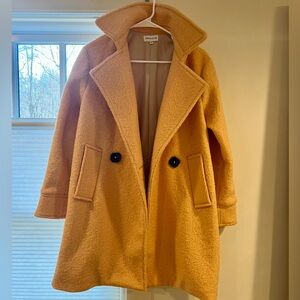 Anthropologie Pepaloves Teddy Pea Coat